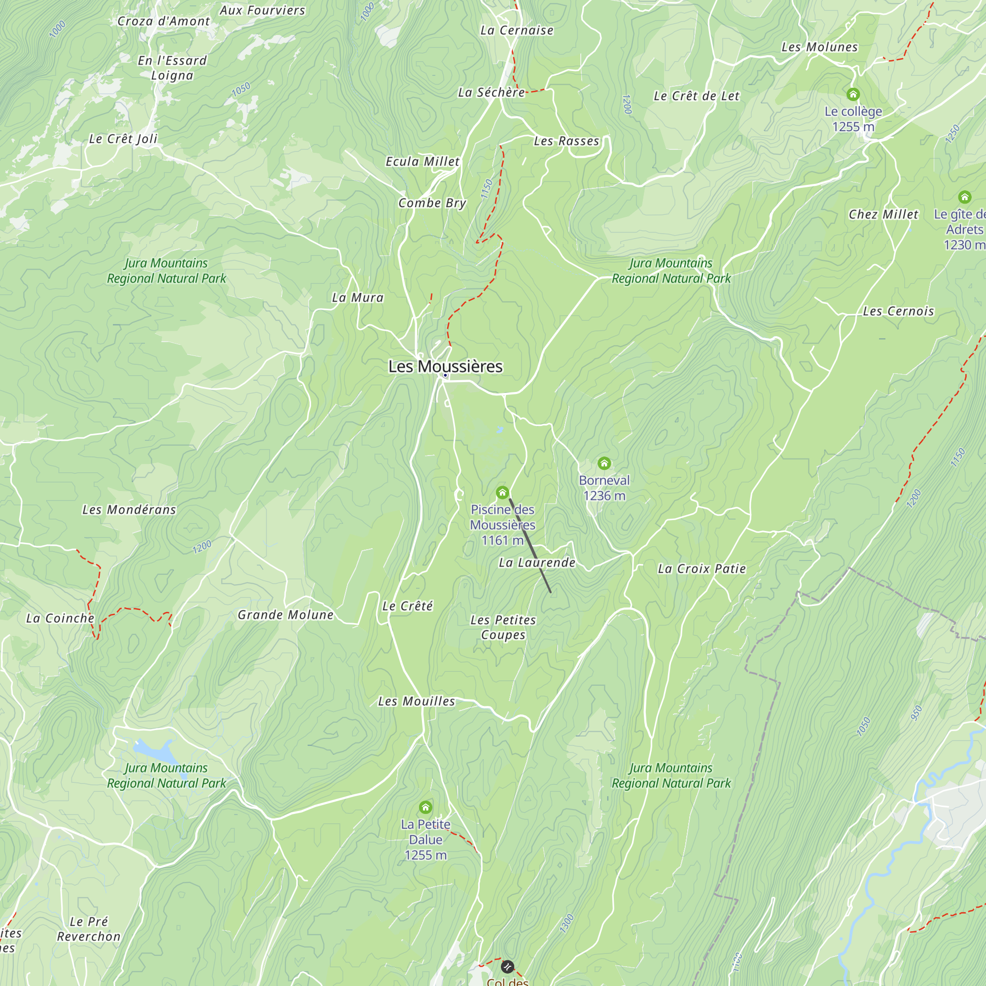 Village vacances Georges Moustaki map