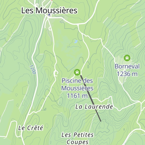 Map of Village vacances Georges Moustaki