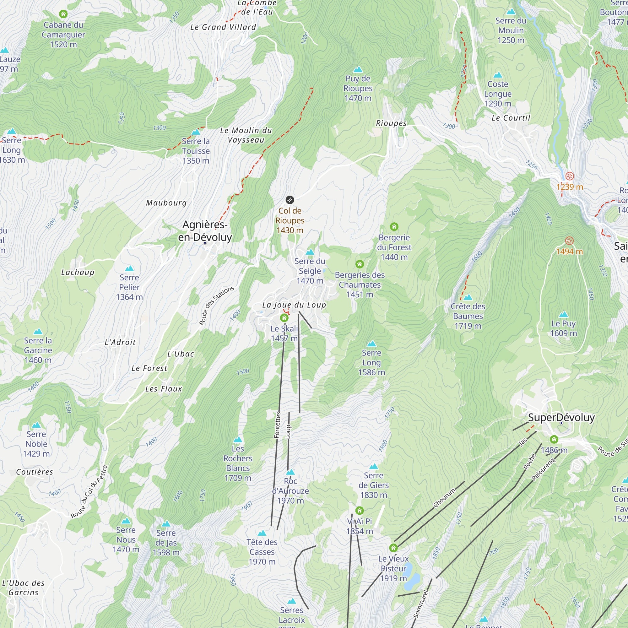 L'Étoile map