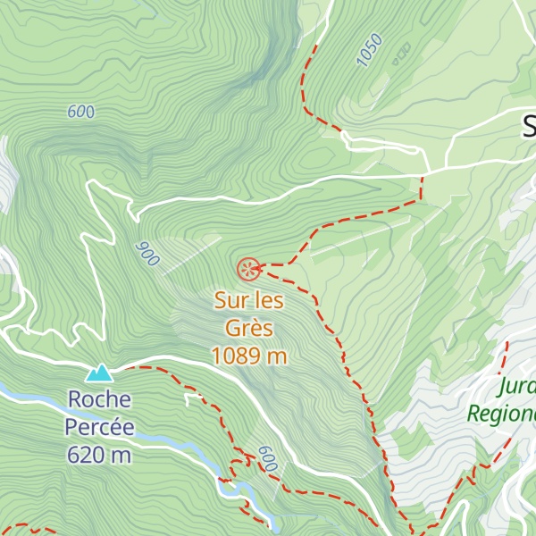 Map of Sur les Grés