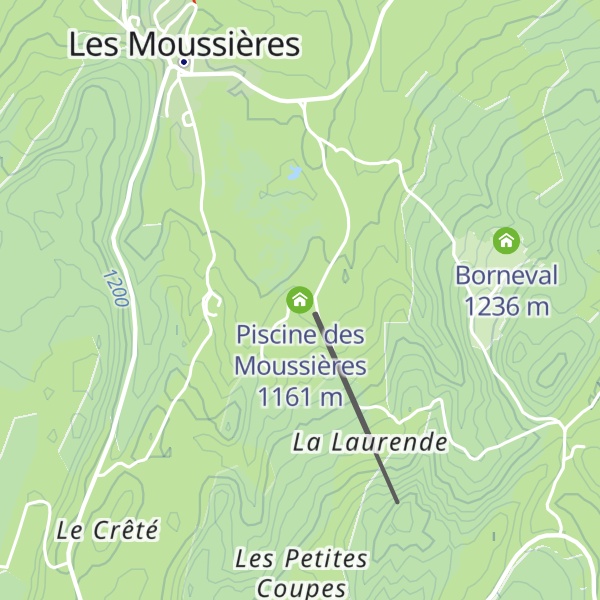 Map of Piscine des Moussières