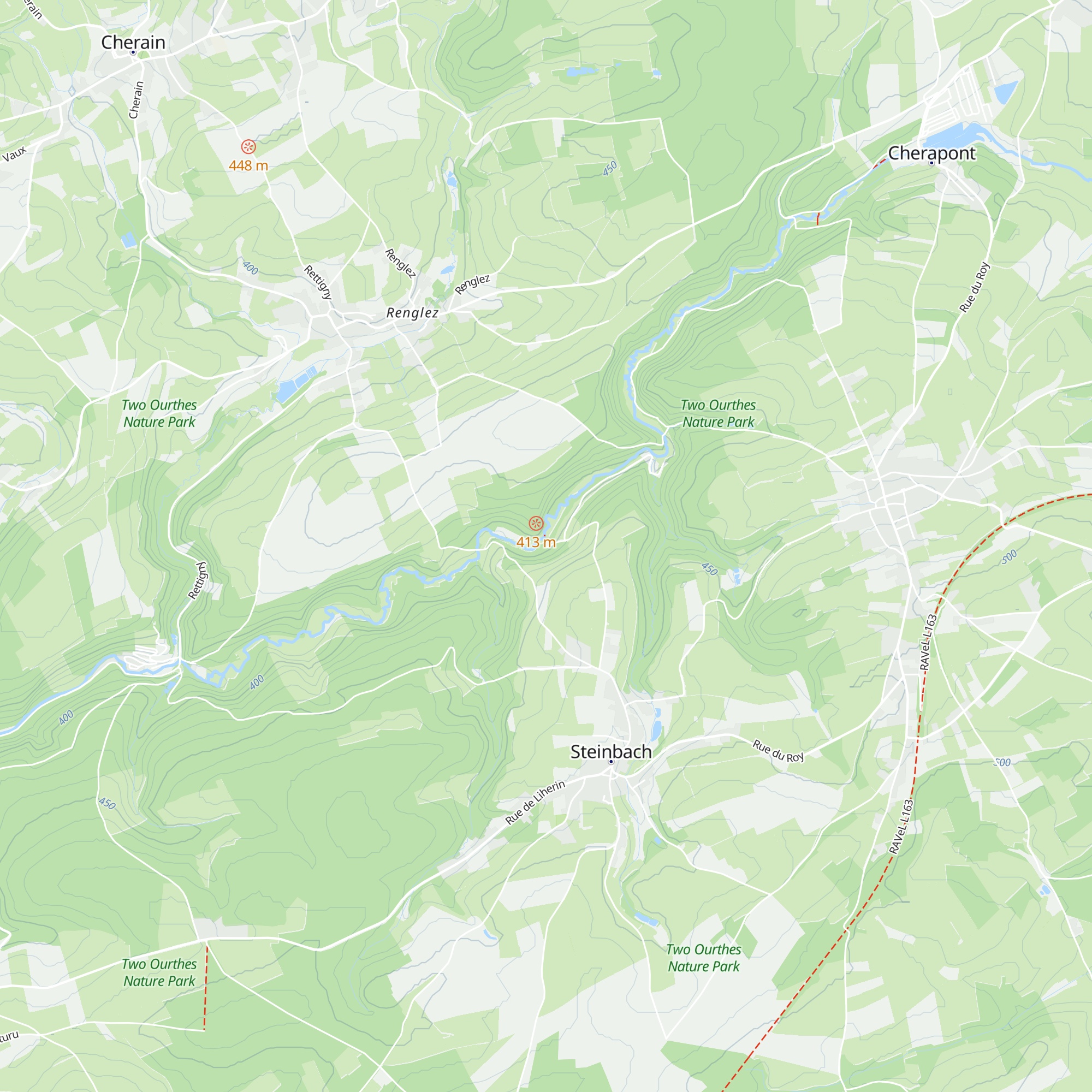Gîte map