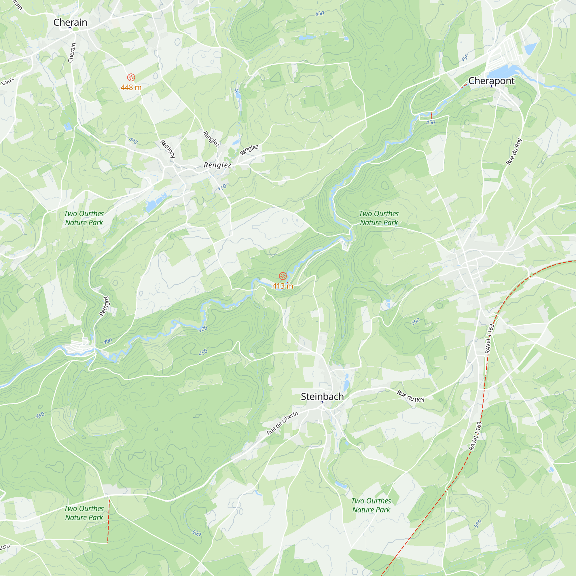Gîte map