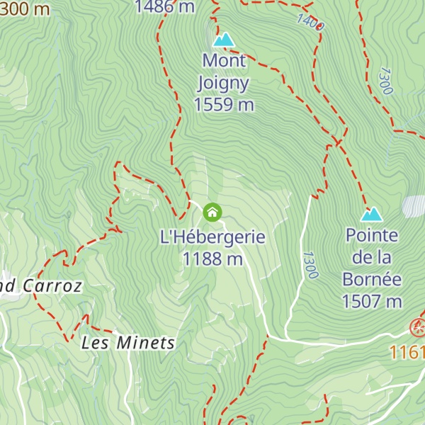 Map of L'Hébergerie