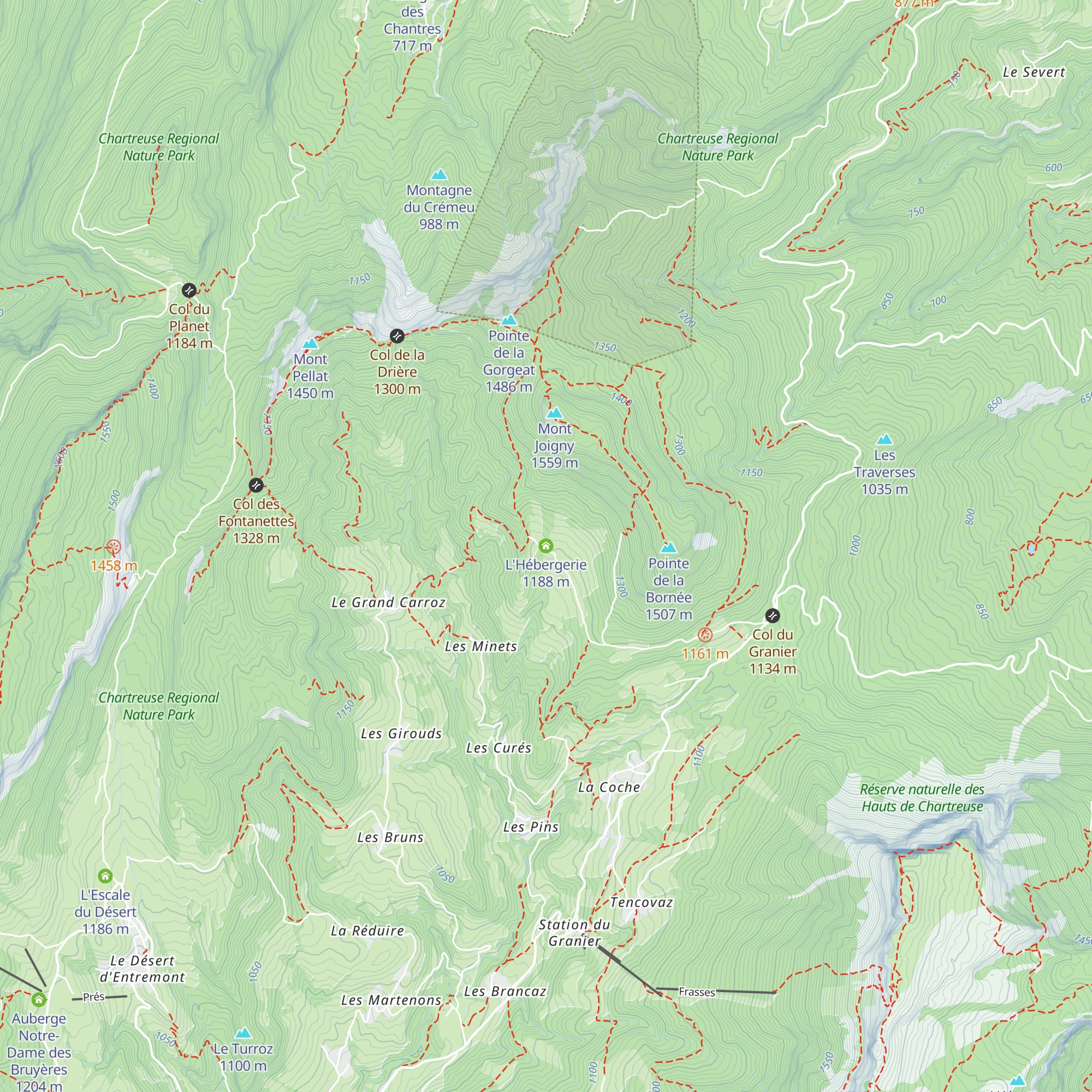 L'Hébergerie map