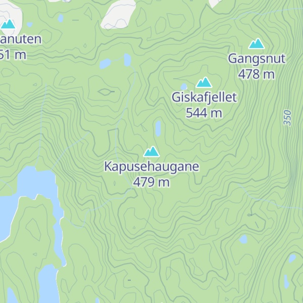 Map of Kapusehaugane