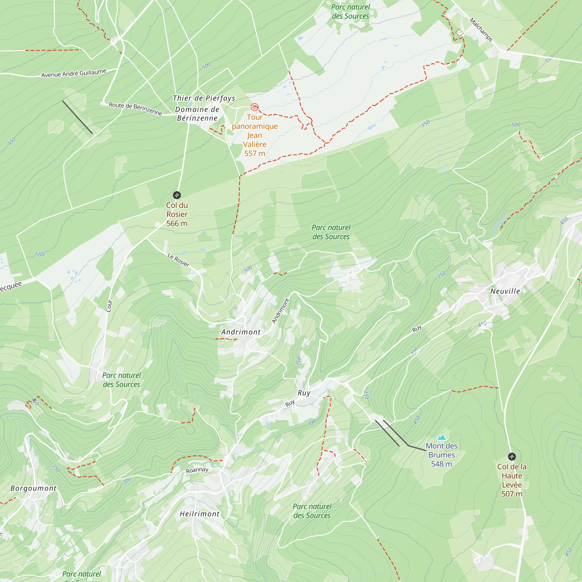 Gîte de Chevrouheid map