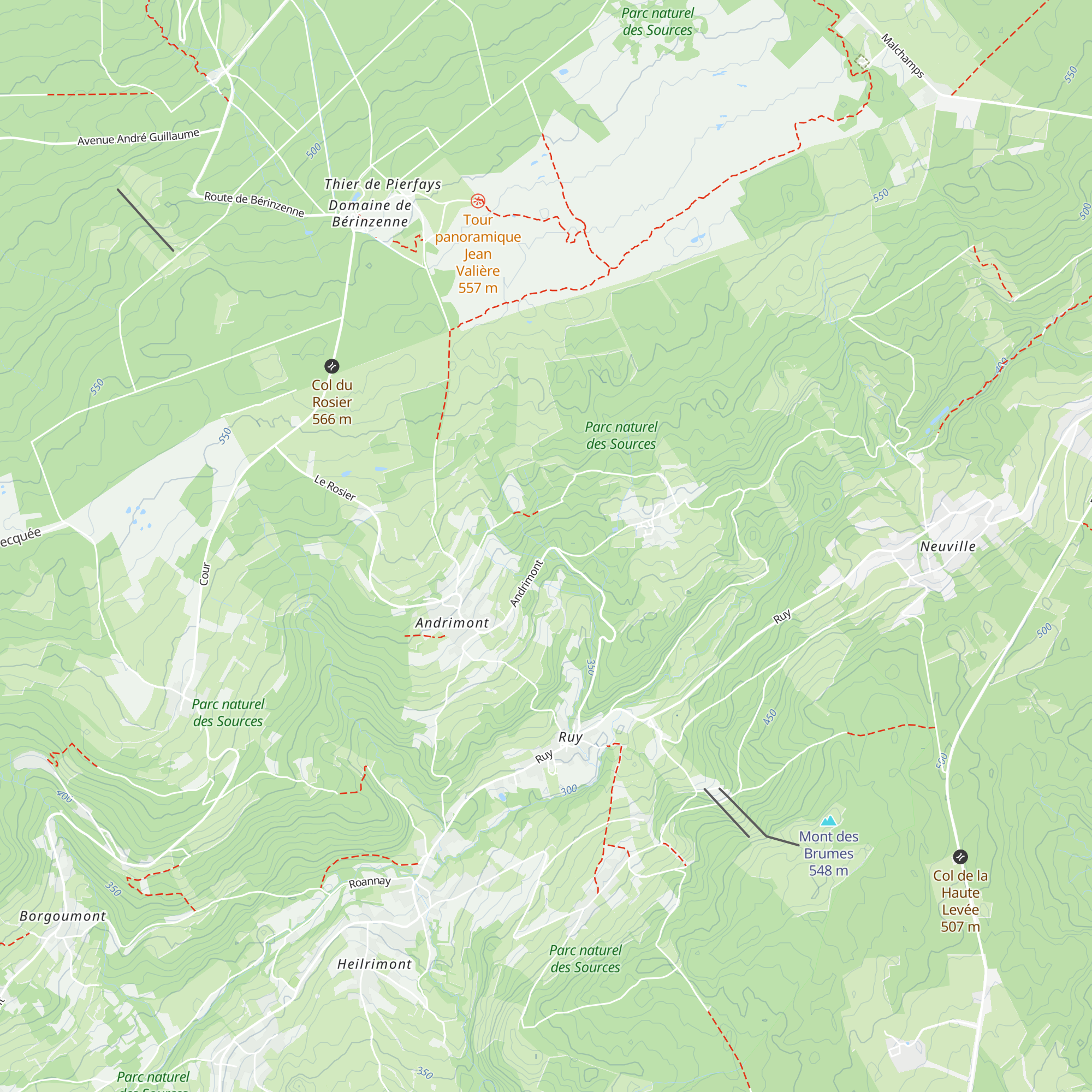 Gîte de Chevrouheid map