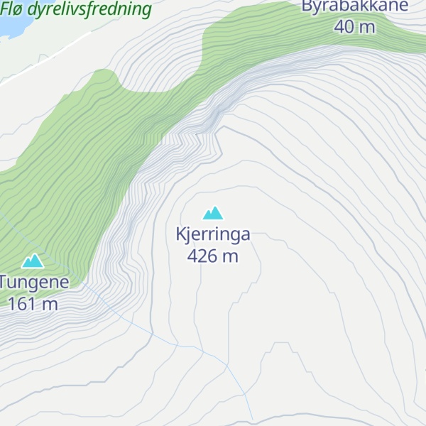 Map of Kjerringa