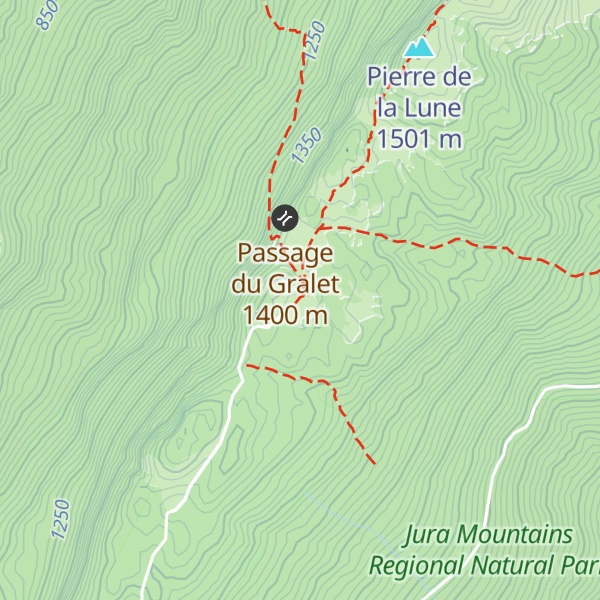 Map of Le Gralet