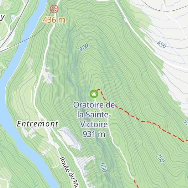 Map of Oratoire de la Sainte-Victoire