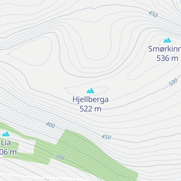 Map of Hjellberga