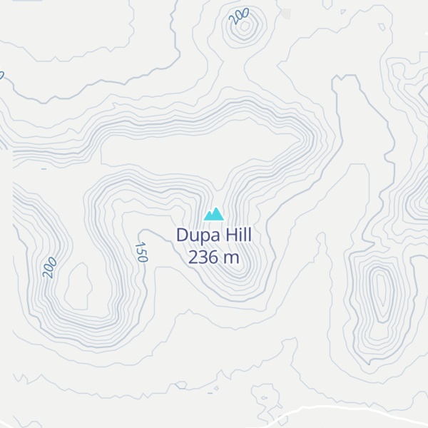 Map of Dupa Hill