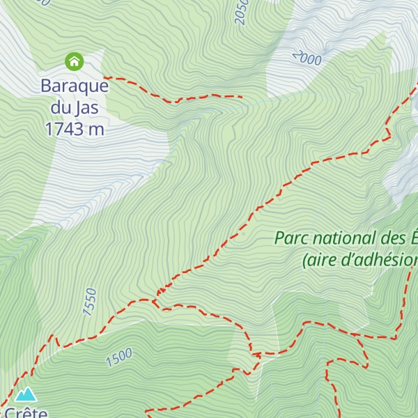 Map of Baraque de Chazalet