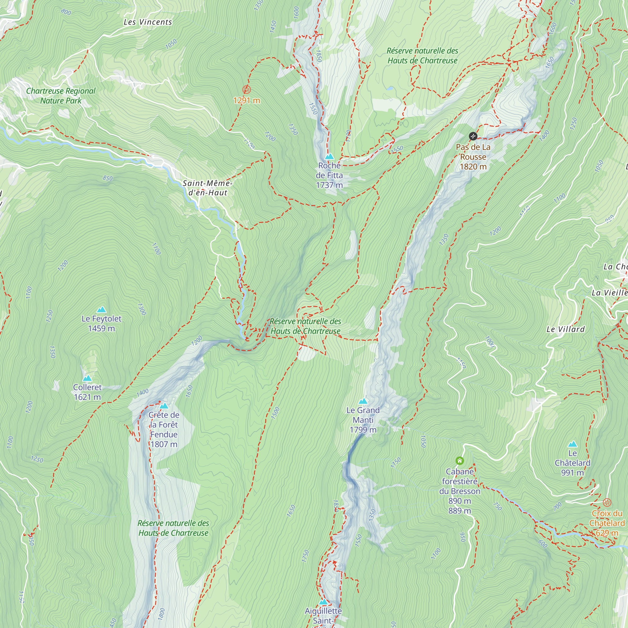 Habert de l'Alpettaz de la Dame map
