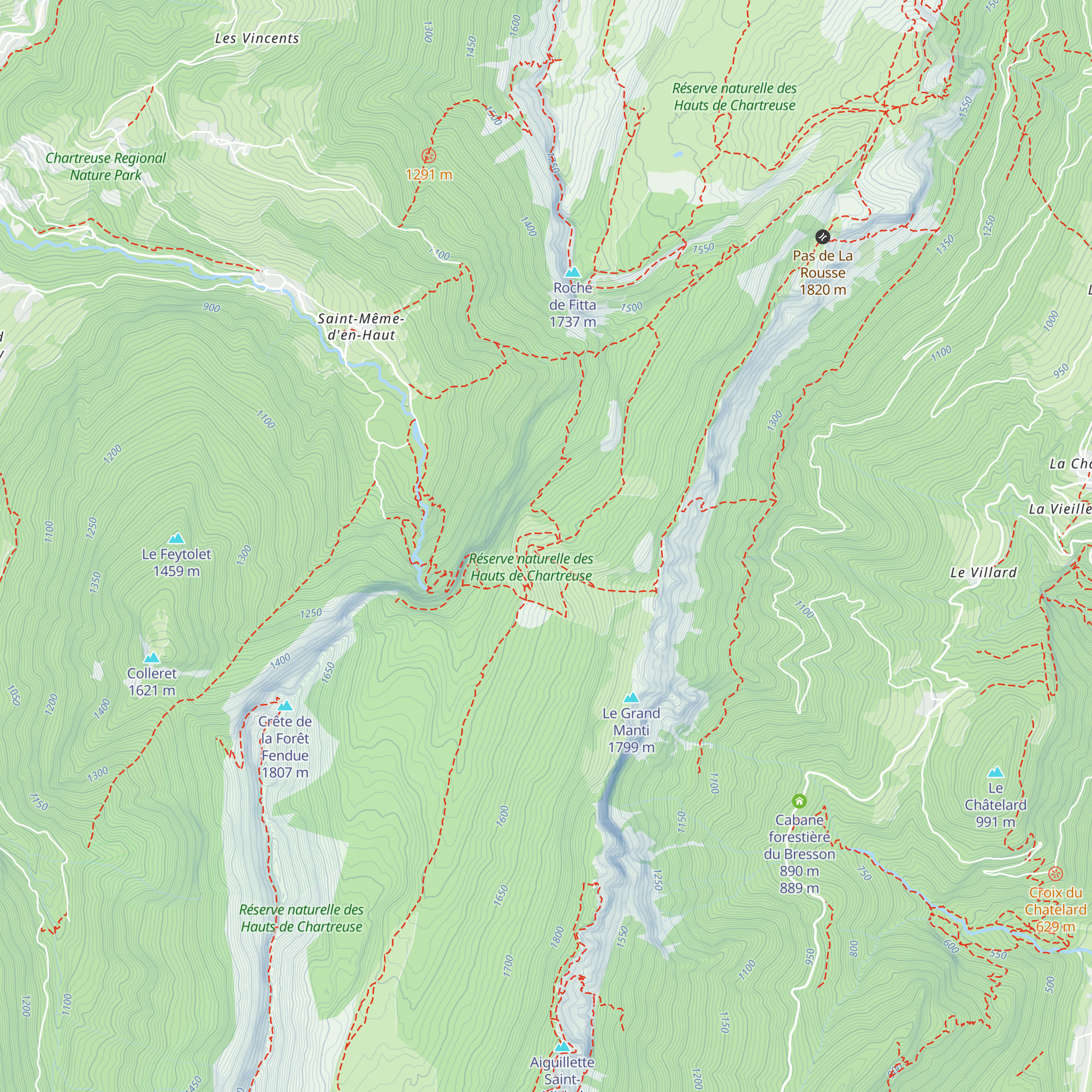 Habert de l'Alpettaz de la Dame map