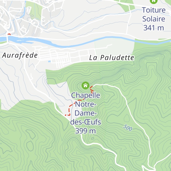 Map of Chapelle Notre-Dame-des-Œufs