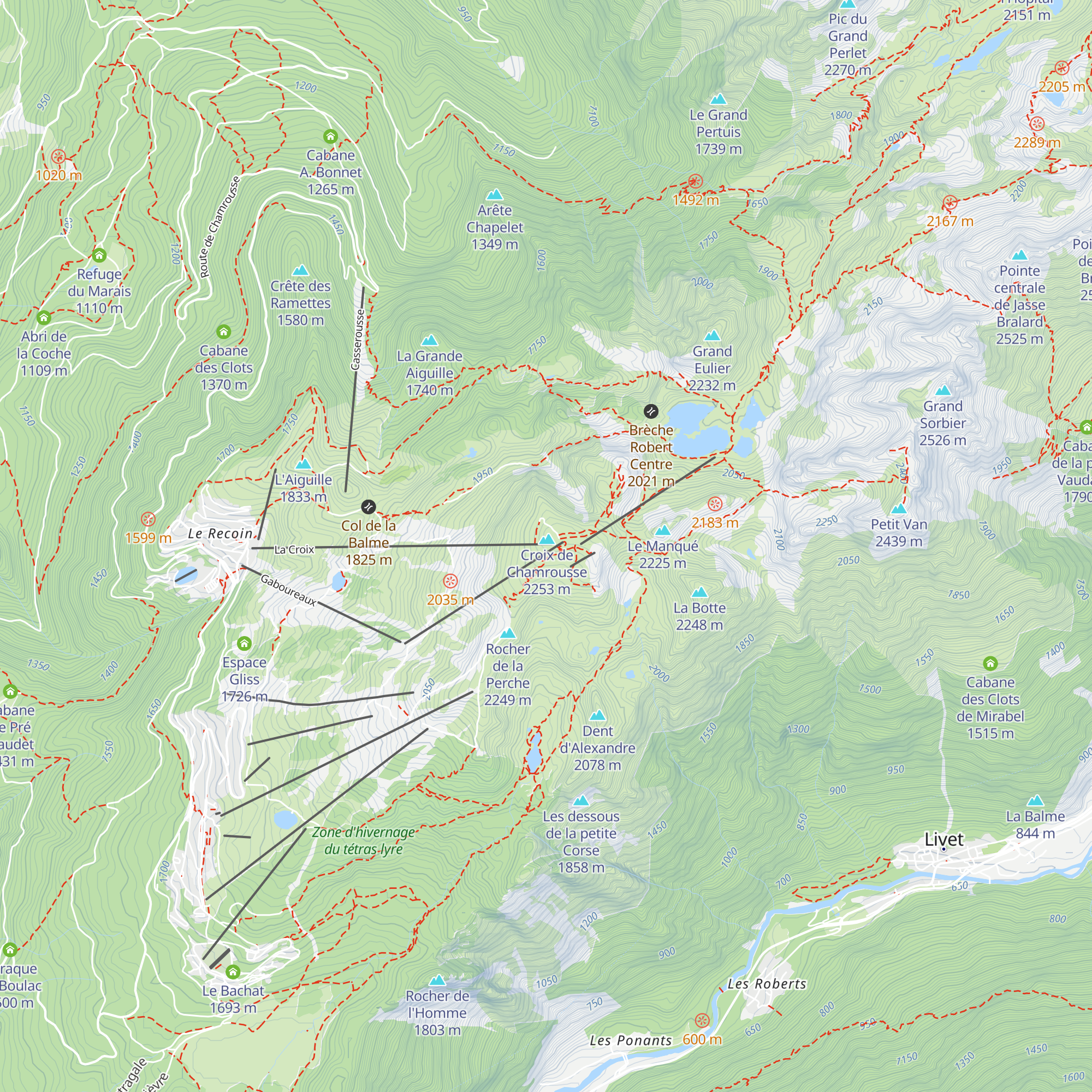 Restaurant de la Croix map