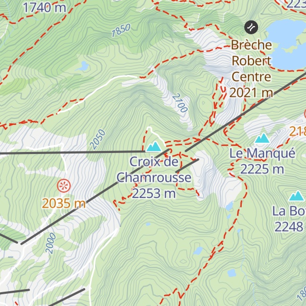 Map of Restaurant de la Croix