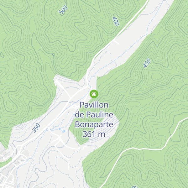Map of Pavillon de Pauline Bonaparte