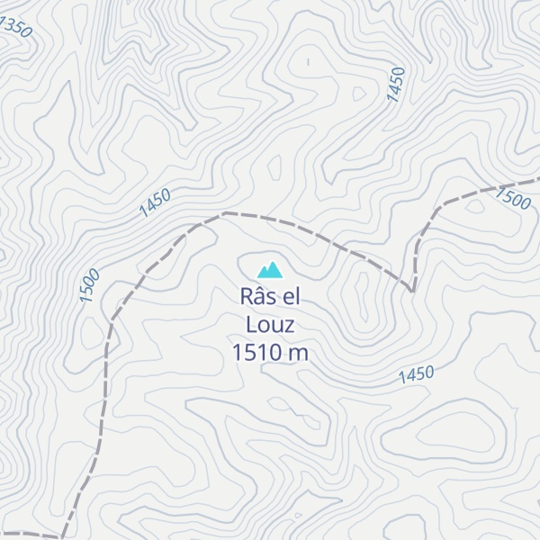 Map of Râs el Louz