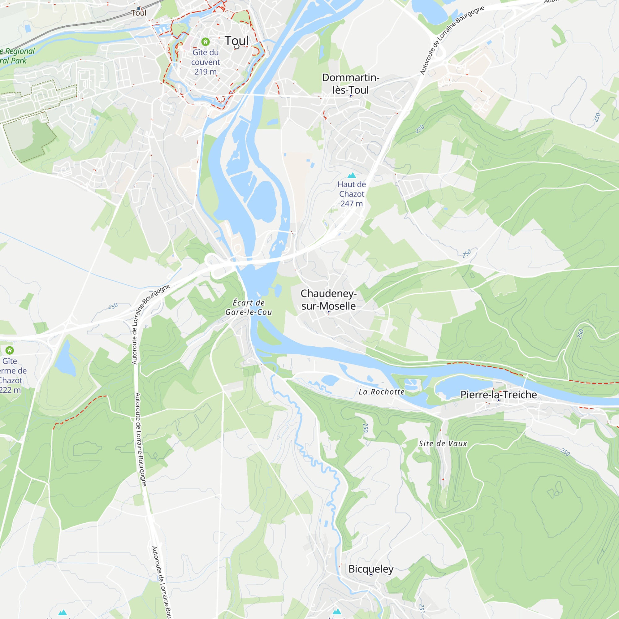 Gîte Le fil du temps map