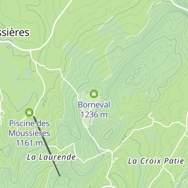 Map of Borneval