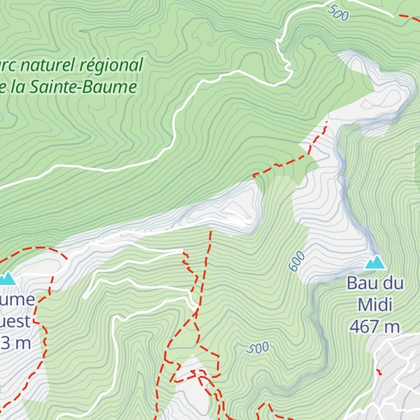 Map of Mont Caume (Est)