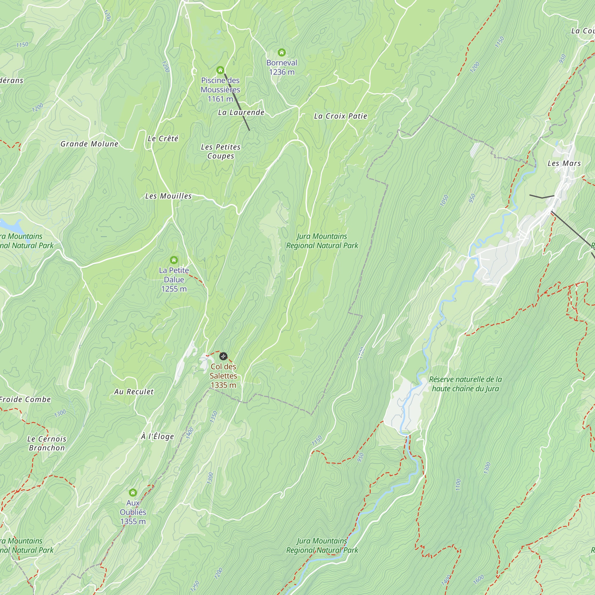 La Guienette map