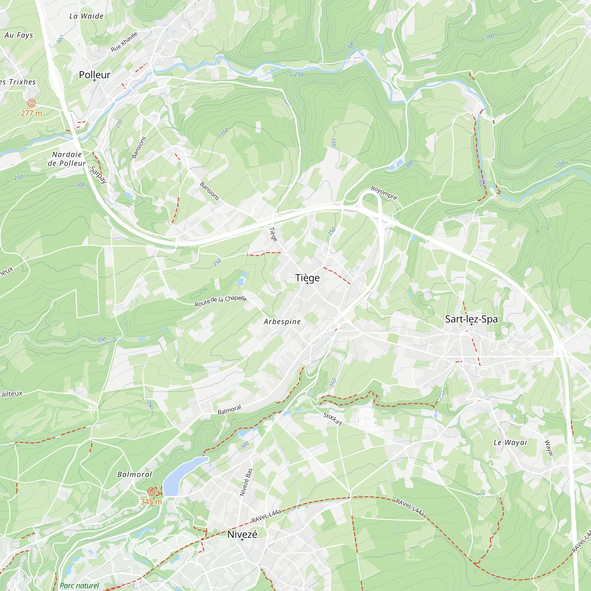 Gîte d'arbespine map