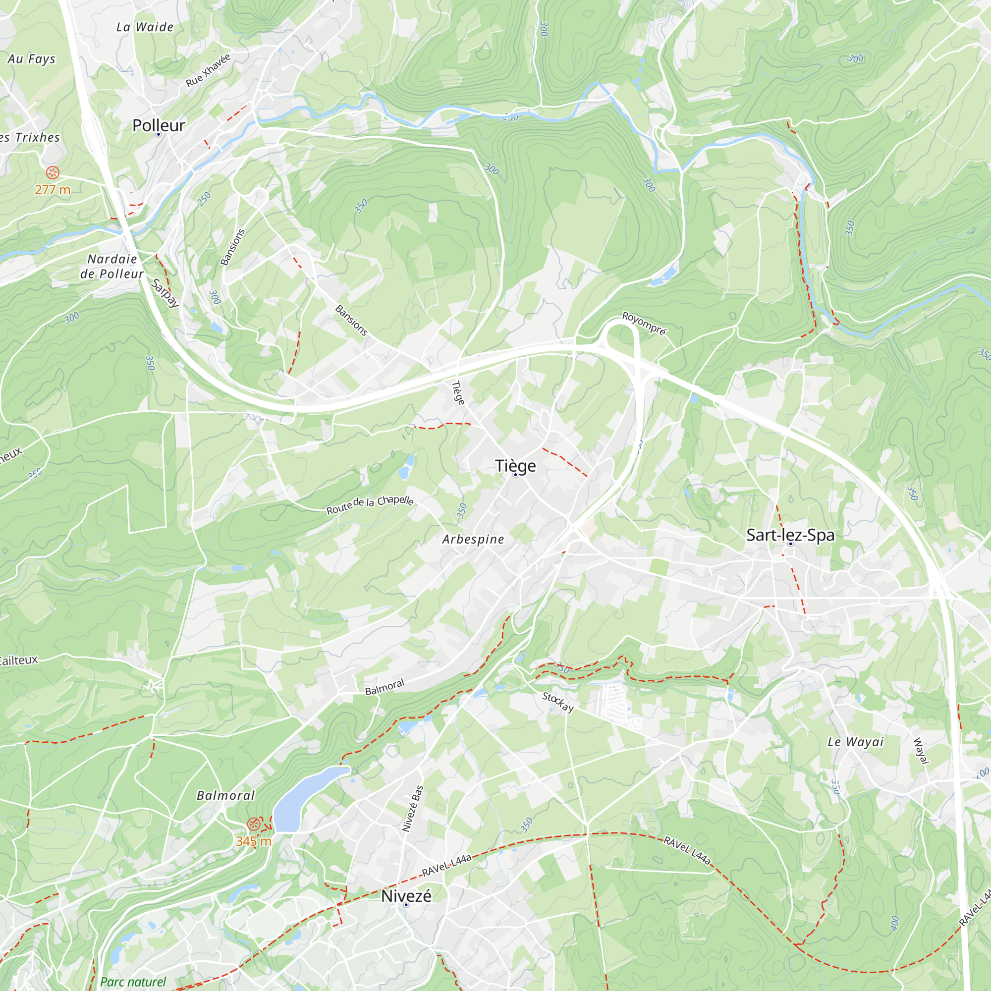 Gîte d'arbespine map
