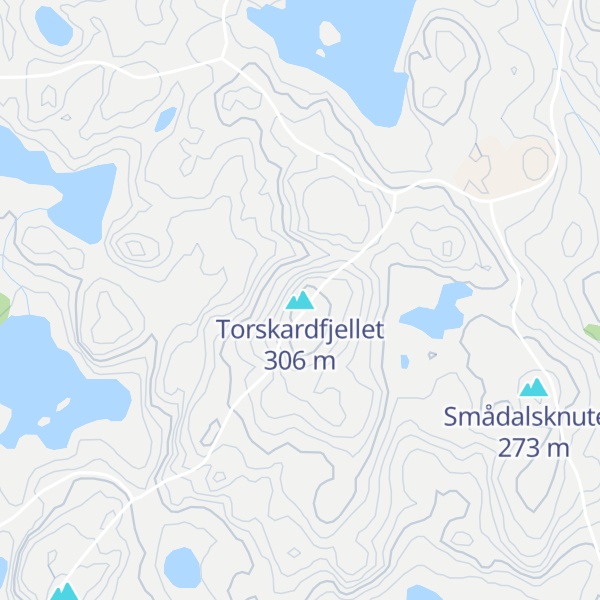 Map of Torskardfjellet