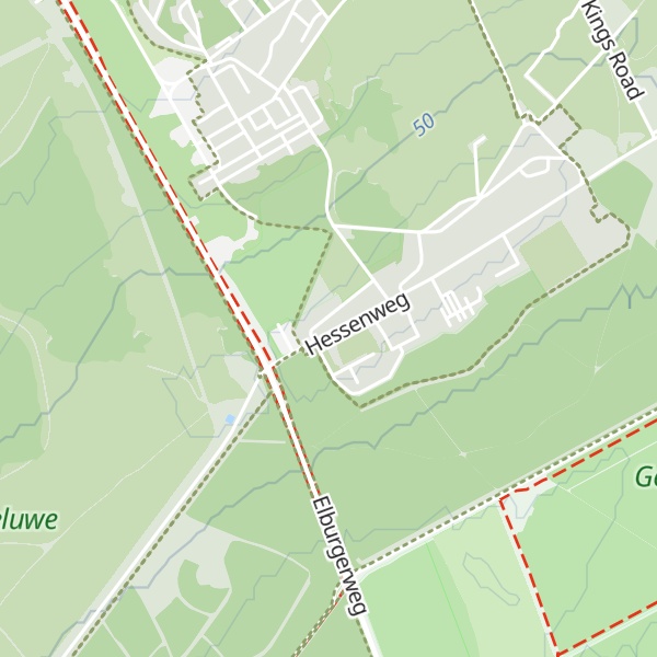 Map of De Knobbel / Woldberg