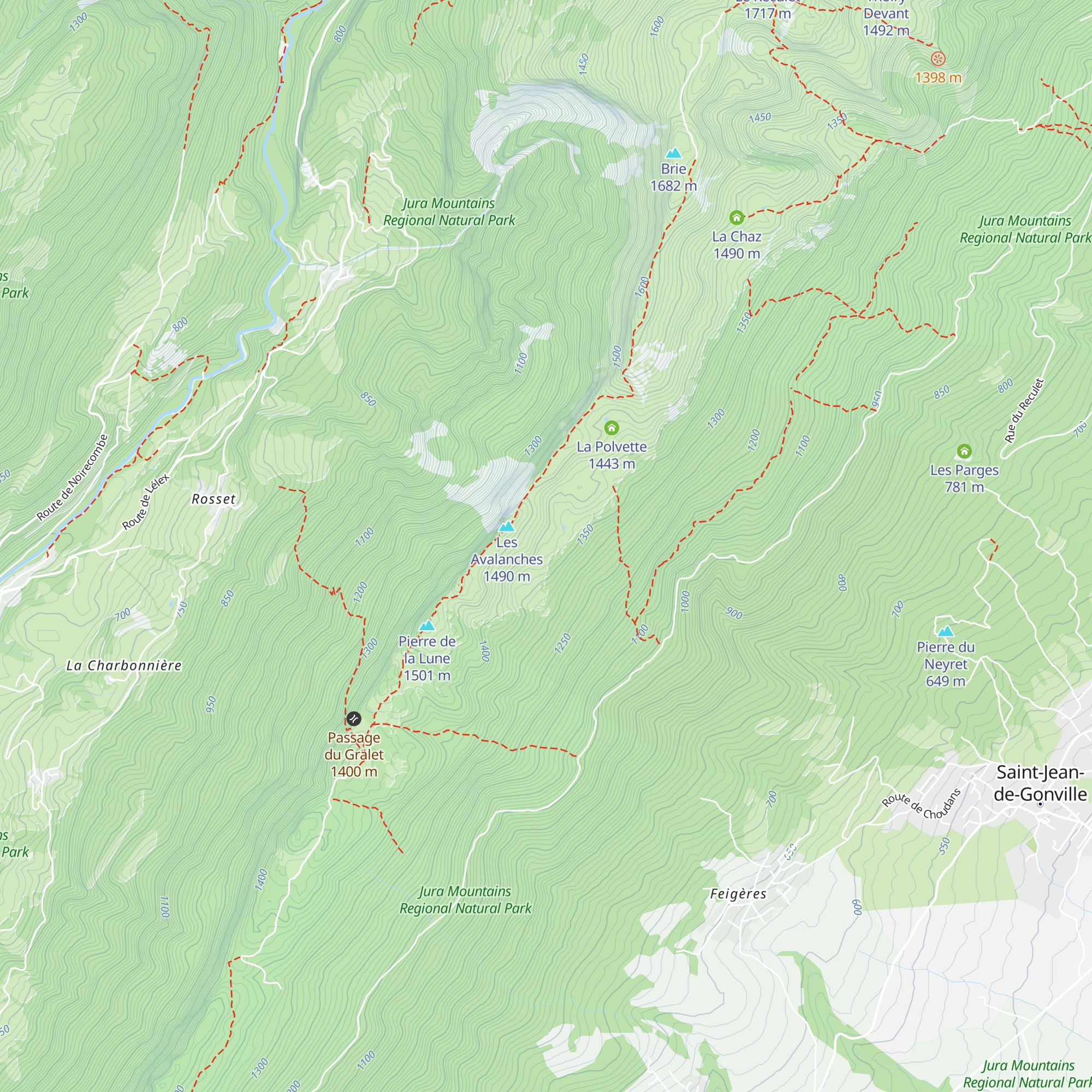 La Capitaine map