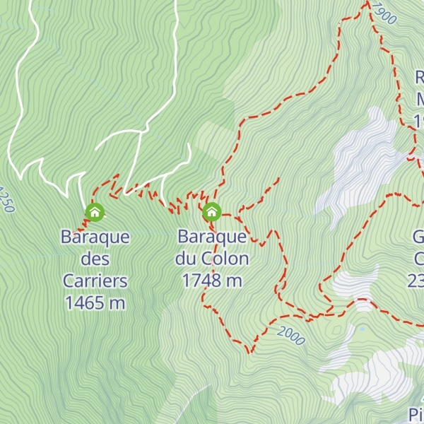 Map of Baraque du Colon