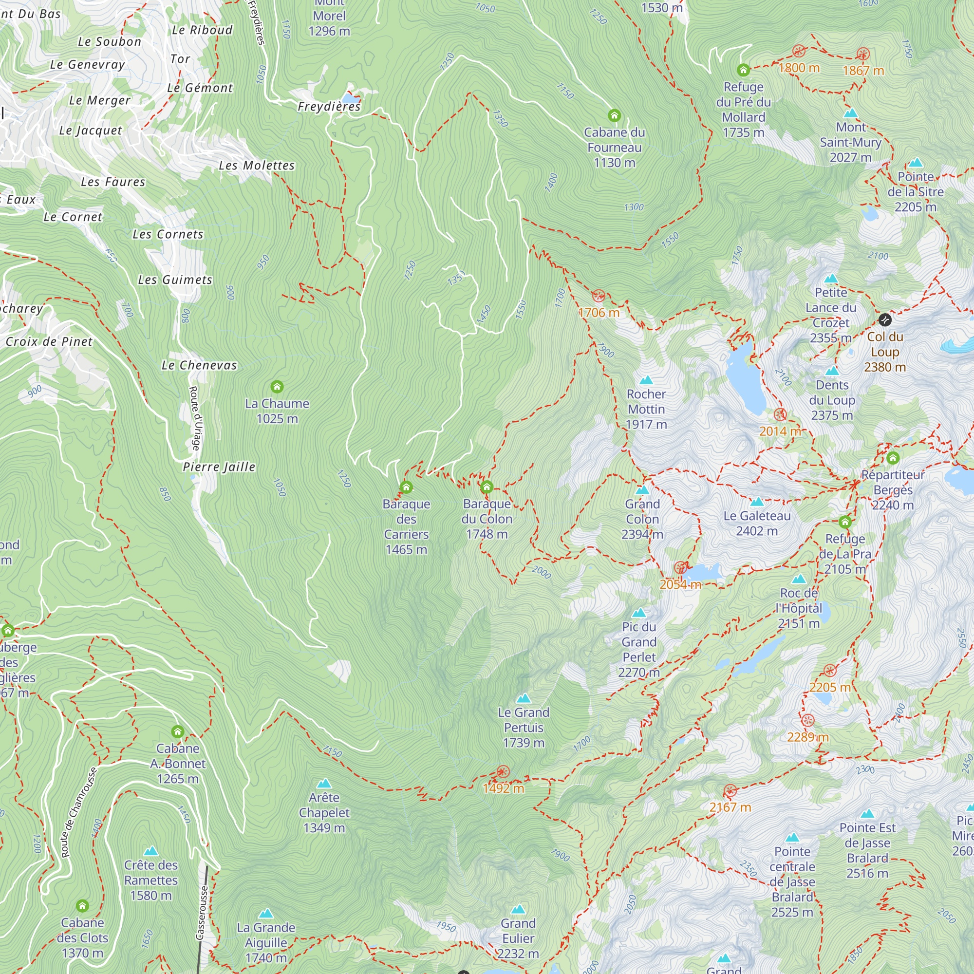 Baraque du Colon map