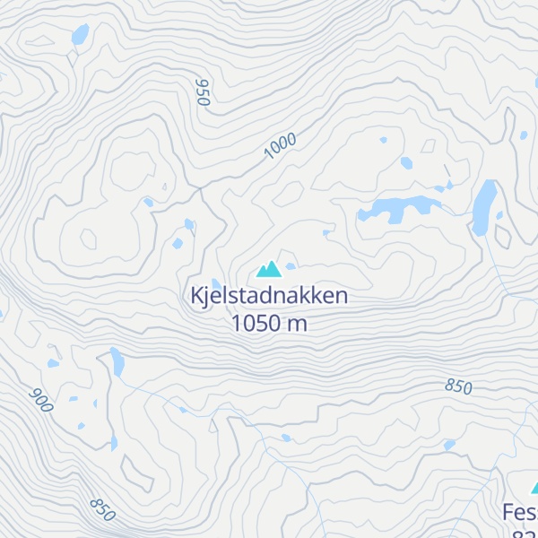 Map of Kjelstadnakken