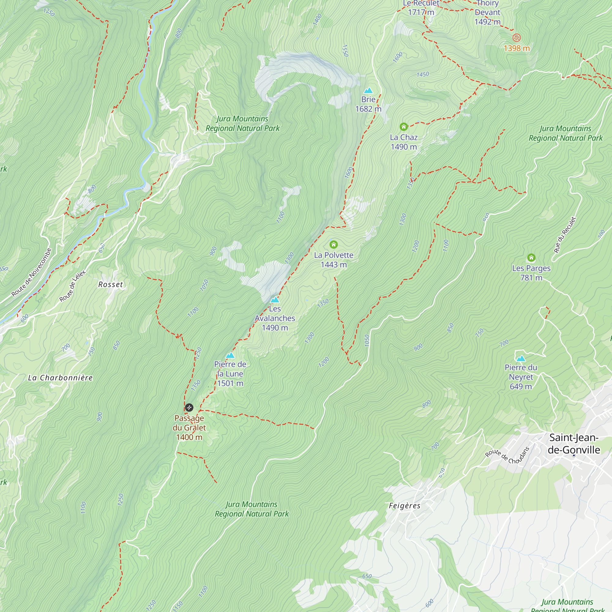La Capitaine map