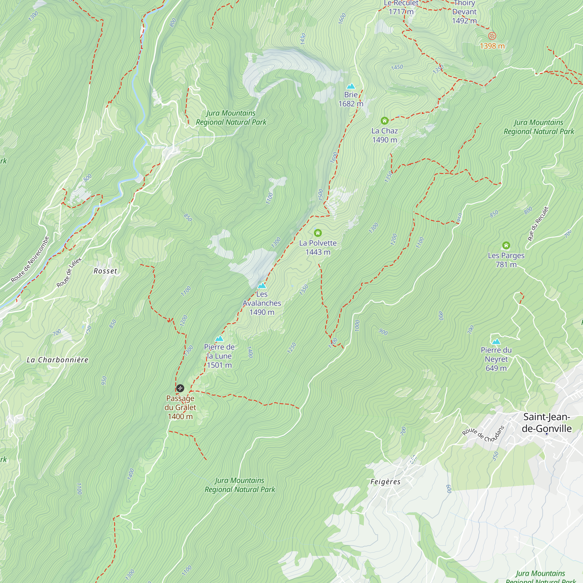La Capitaine map