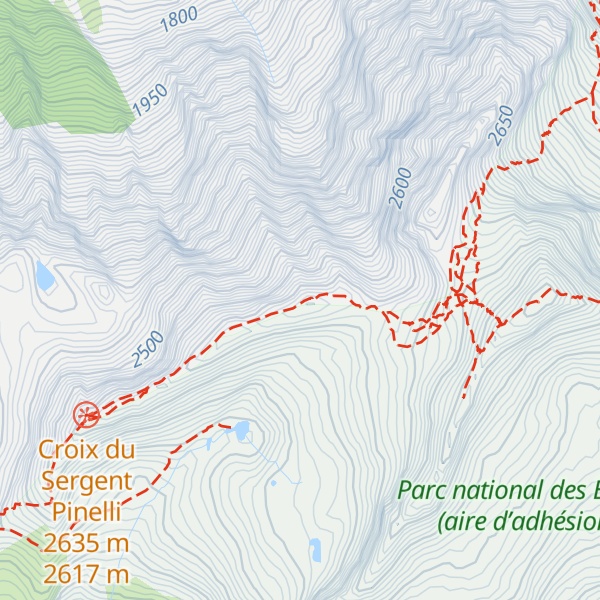 Map of Le Petit Taillefer