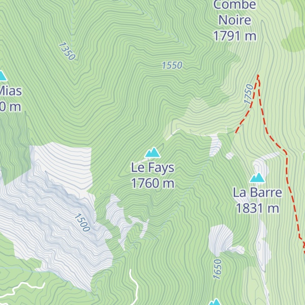 Map of Le Fays