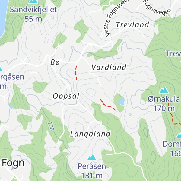 Map of Varhaug