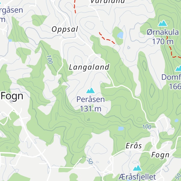 Map of Peråsen