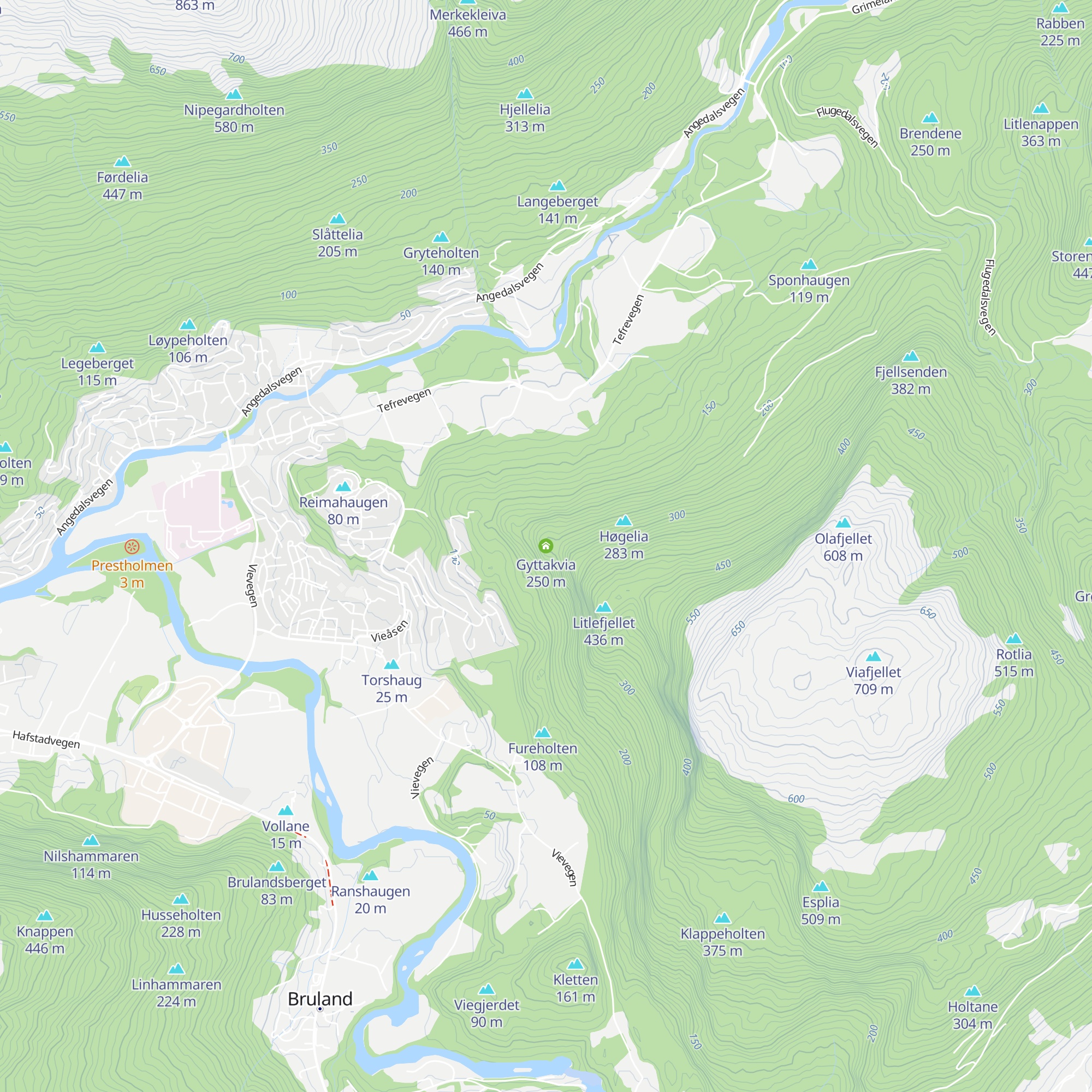 Gyttakvia map