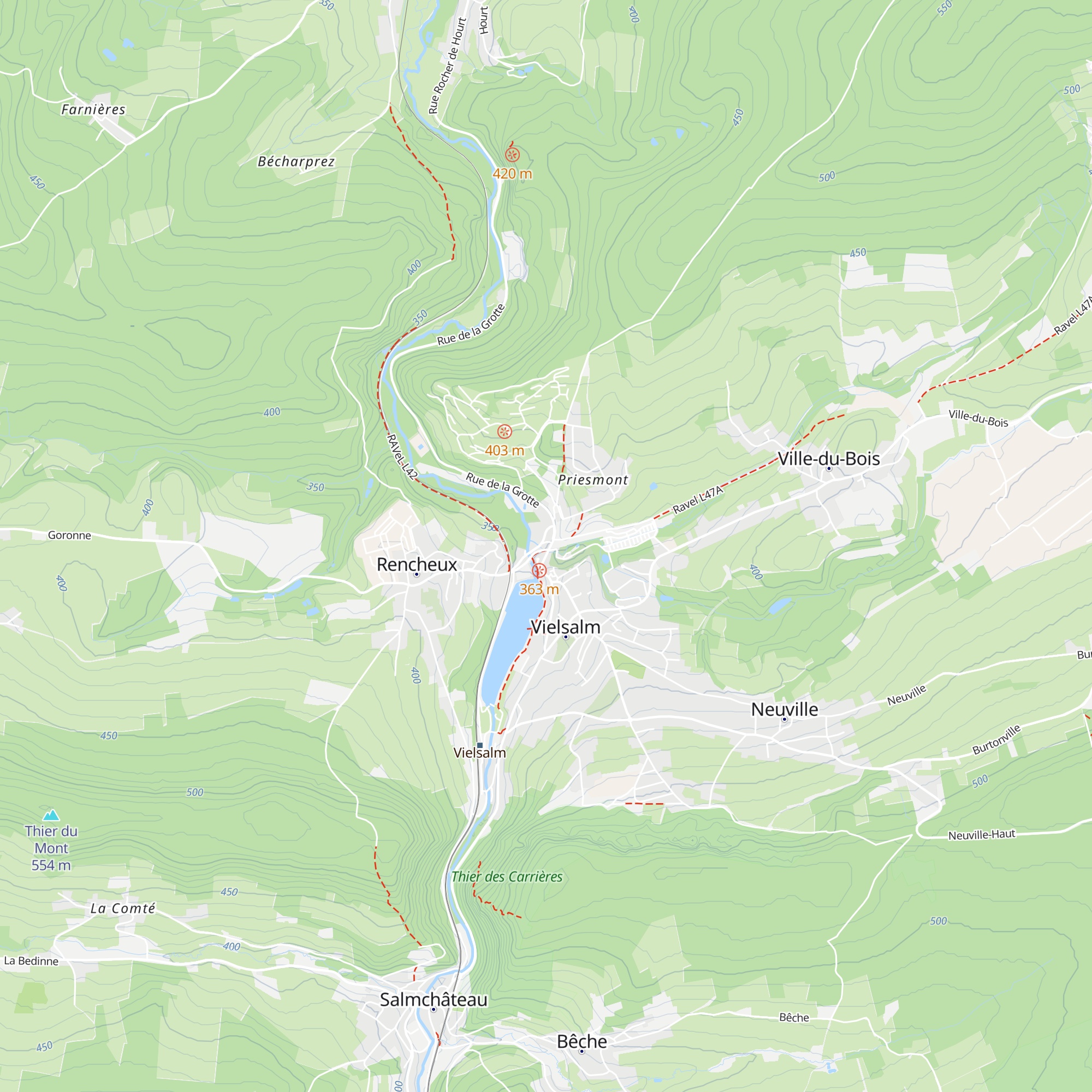 ADL Vielsalm map