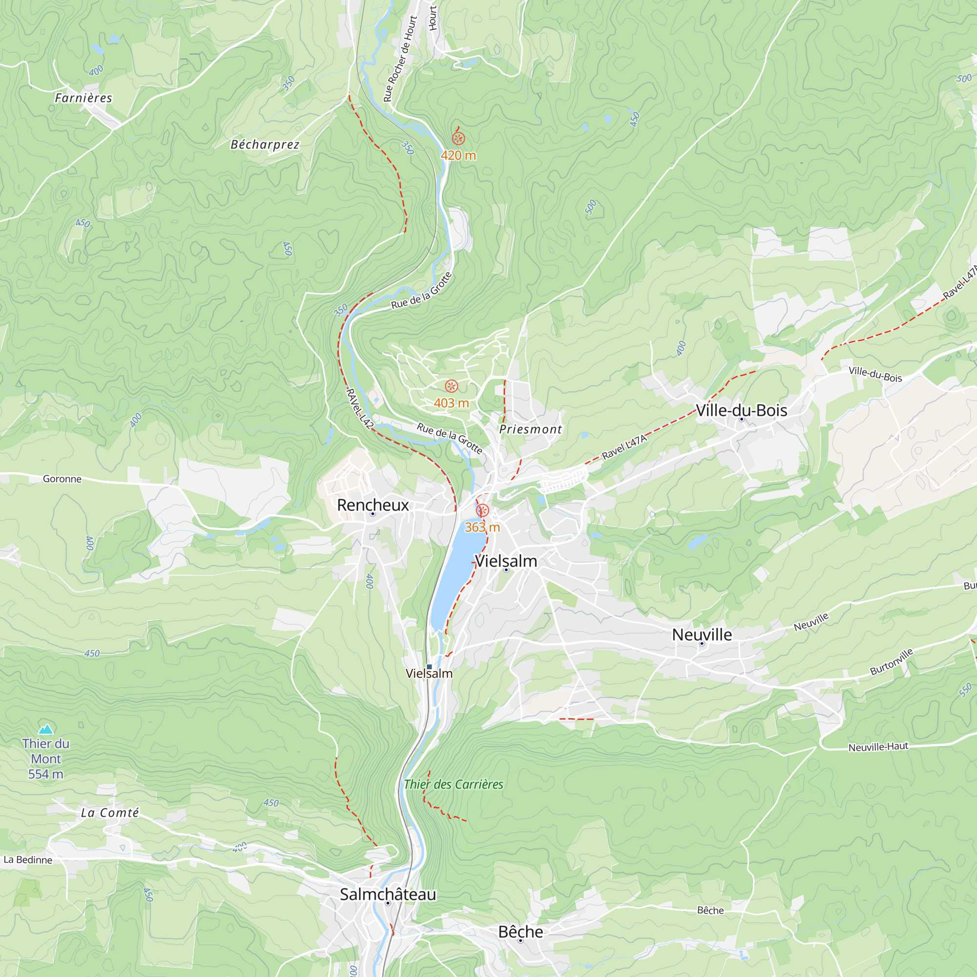 ADL Vielsalm map