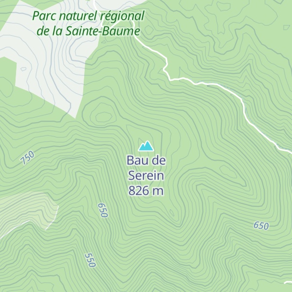 Map of Bau de Serein