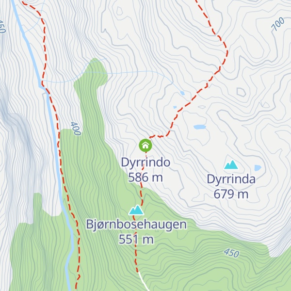 Map of Dyrrindo