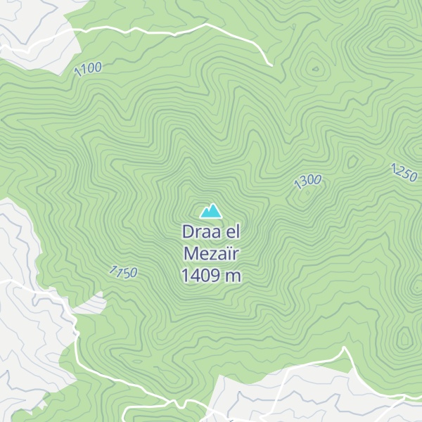 Map of Draa el Mezaïr