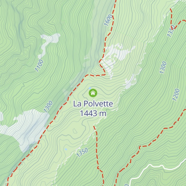 Map of La Polvette